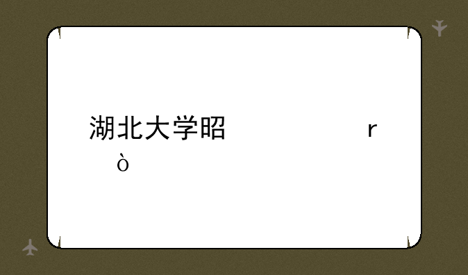 湖北大学是几本？